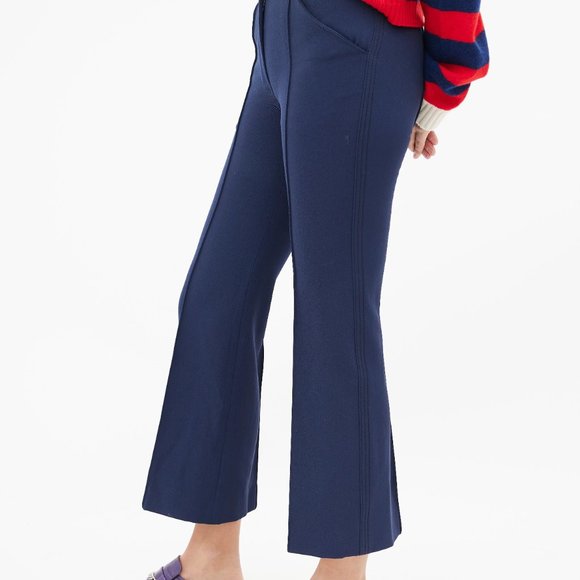 Fendi crease detailing cropped flare trousers size 36 - Picture 6 of 13